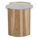 Dala Side Table White by Moe's Home at Eve Furniture