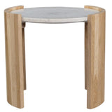 Dala Side Table White by Moe's Home at Eve Furniture