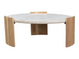 Dala White Coffee Table by MOES at Eve Furniture