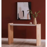 Dala White Console Table