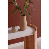 Dala White Console Table by Moe's Home at Eve Furniture