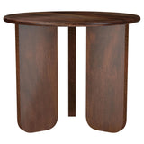 Dale Brown Round Solid Mango Wood Side End Table by Coaster at Eve Furniture