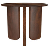 Dale Brown Round Solid Mango Wood Side End Table by Coaster at Eve Furniture