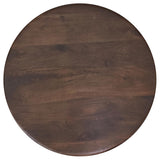 Dale Round Solid Mango Wood Coffee Table Brown by Coaster at Eve Furniture