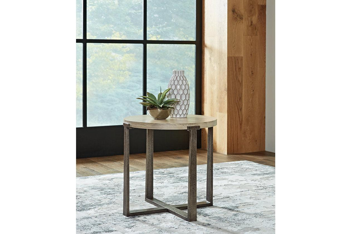 Dalenville Gray End Table by Ashley at Eve Furniture