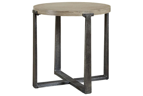 Dalenville Gray End Table by Ashley at Eve Furniture