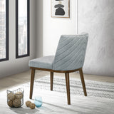 Daley Grey Fabric Dining Chair (Set Of 2) by Ashcroft Furniture at Eve Furniture
