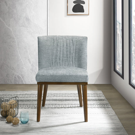 Daley Grey Fabric Dining Chair (Set Of 2) by Ashcroft Imports at Eve Furniture