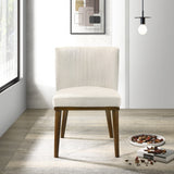 Daley White Fabric Dining Chair (Set Of 2) by Ashcroft Furniture at Eve Furniture