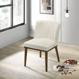 Daley White Fabric Dining Chair (Set Of 2) by Ashcroft Furniture at Eve Furniture