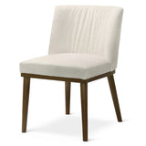 Daley White Fabric Dining Chair (Set Of 2) by Ashcroft Furniture at Eve Furniture