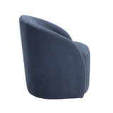 Dalhart Blue Swivel Chair by Homelegance at Eve Furniture