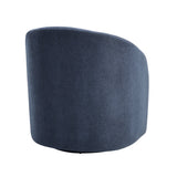 Dalhart Blue Swivel Chair by Homelegance at Eve Furniture