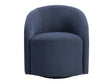Dalhart Blue Swivel Chair by Homelegance at Eve Furniture