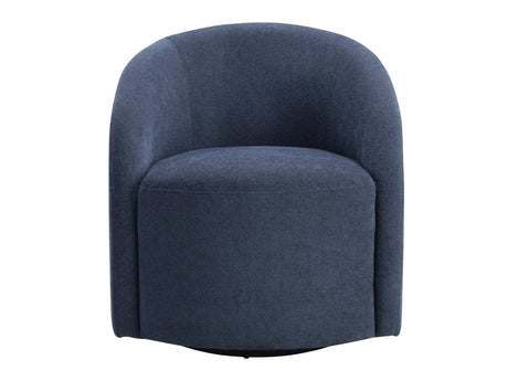 Dalhart Blue Swivel Chair by Homelegance at Eve Furniture