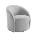 Dalhart Light Gray Swivel Chair by Homelegance at Eve Furniture