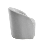 Dalhart Light Gray Swivel Chair by Homelegance at Eve Furniture