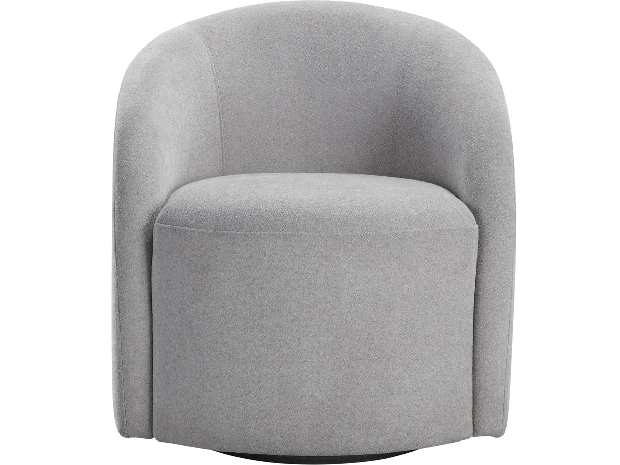 Dalhart Light Gray Swivel Chair by Homelegance at Eve Furniture