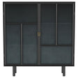 Dalia Black 2-Door Accent Storage Cabinet with Shelving by Coaster at Eve Furniture