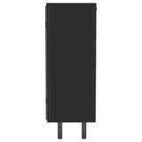 Dalia Black 2-Door Accent Storage Cabinet with Shelving by Coaster at Eve Furniture