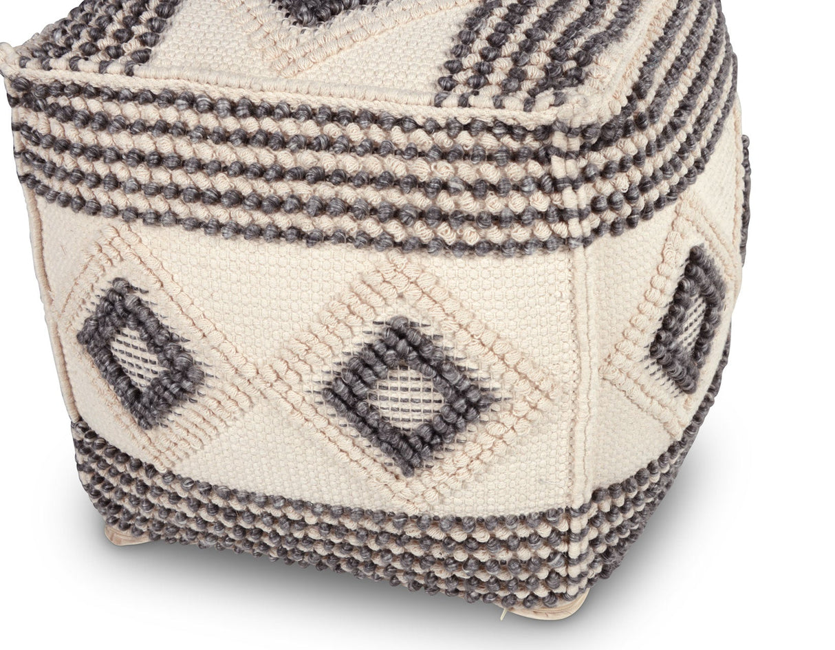 Dalia Handwoven Pouf