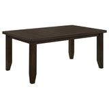 Dalila Cappuccino/Black 5-Piece Dining Set by Coaster at Eve Furniture