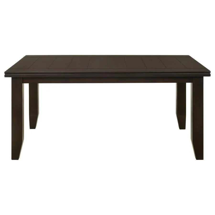 Dalila Cappuccino/Black 5-Piece Dining Set by Coaster at Eve Furniture