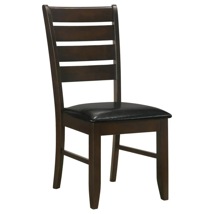 Dalila Cappuccino/Black 5-Piece Dining Set by Coaster at Eve Furniture