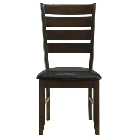 Dalila Cappuccino/Black 5-Piece Dining Set by Coaster at Eve Furniture