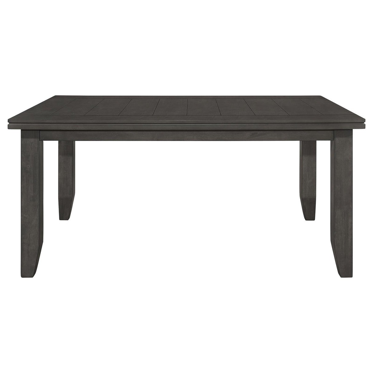 Dalila Dark Gray Rectangular Plank Top Dining Table by Coaster at Eve Furniture