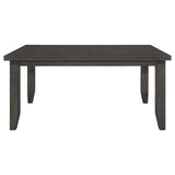 Dalila Gray/Dark Gray 6-Piece Rectangular Dining Set by Coaster at Eve Furniture