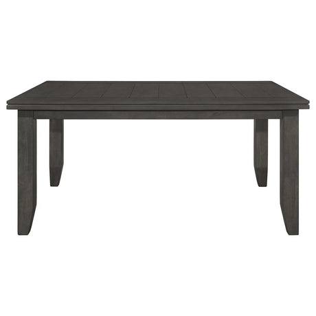 Dalila Gray/Dark Gray 6-Piece Rectangular Dining Set by Coaster at Eve Furniture