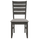 Dalila Gray/Dark Gray 6-Piece Rectangular Dining Set by Coaster at Eve Furniture