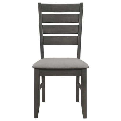 Dalila Gray/Dark Gray 6-Piece Rectangular Dining Set by Coaster at Eve Furniture