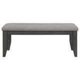 Dalila Gray/Dark Gray 6-Piece Rectangular Dining Set by Coaster at Eve Furniture