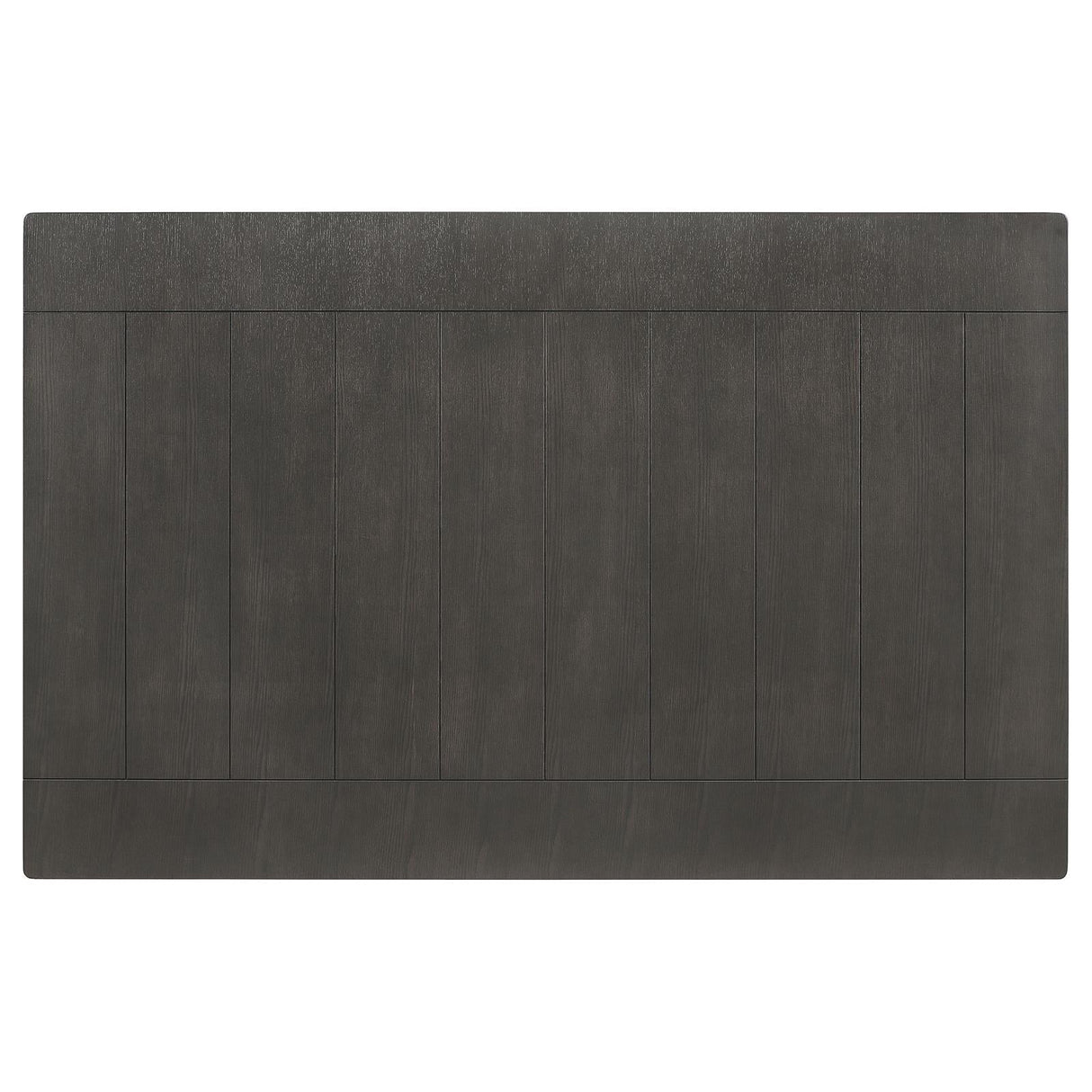 Dalila Dark Gray Rectangular Plank Top Dining Table