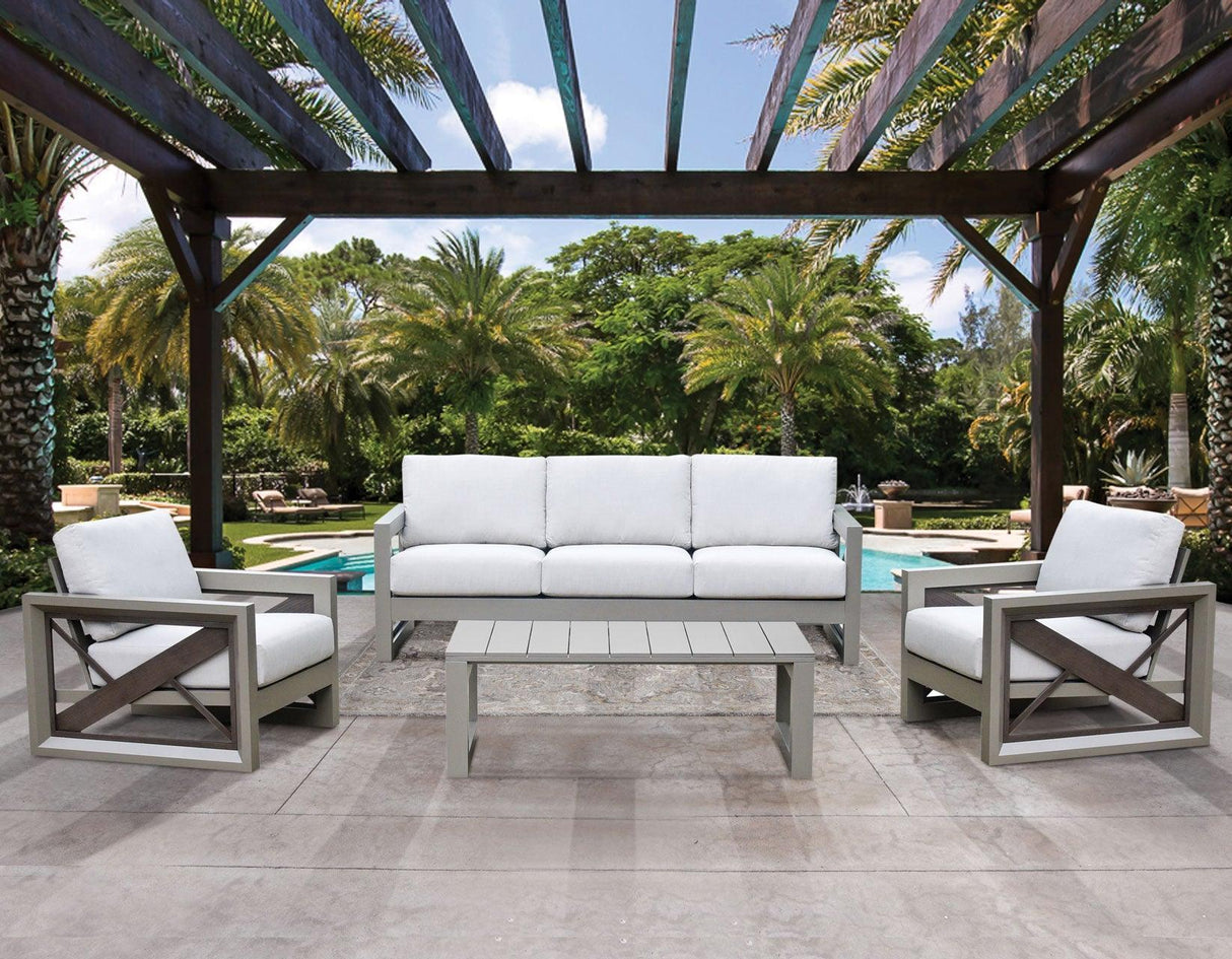 Dalilah Patio 3-Piece Lounge Set by Steve Silver at Eve Furniture