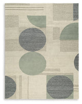 Dallane Linen/Blue/Green 8' x 10' Rug