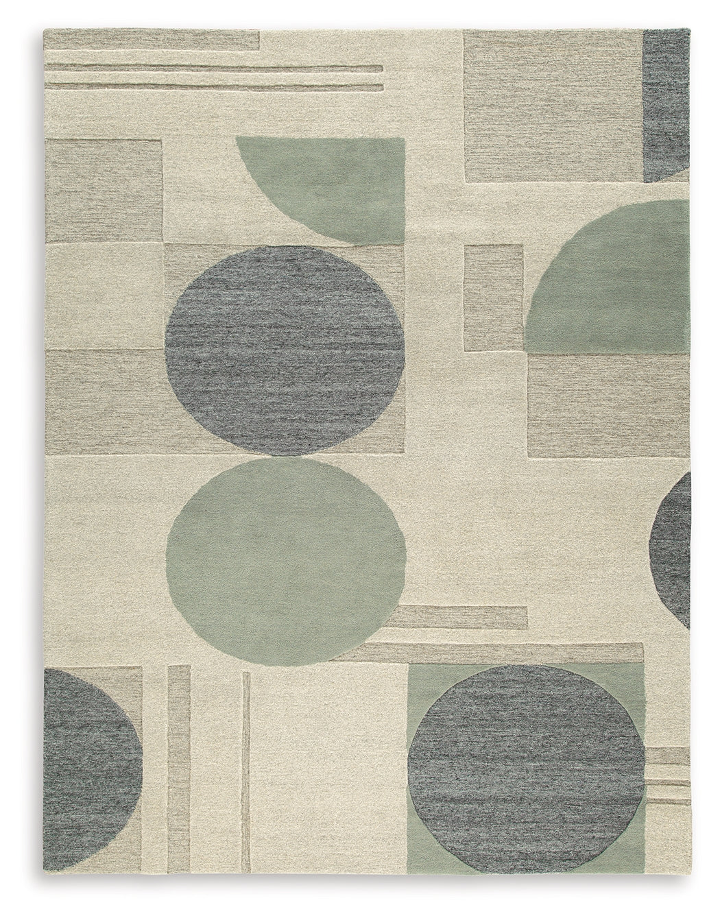Dallane Linen/Blue/Green 8' x 10' Rug by ASHLEY FURNITURE at Eve Furniture