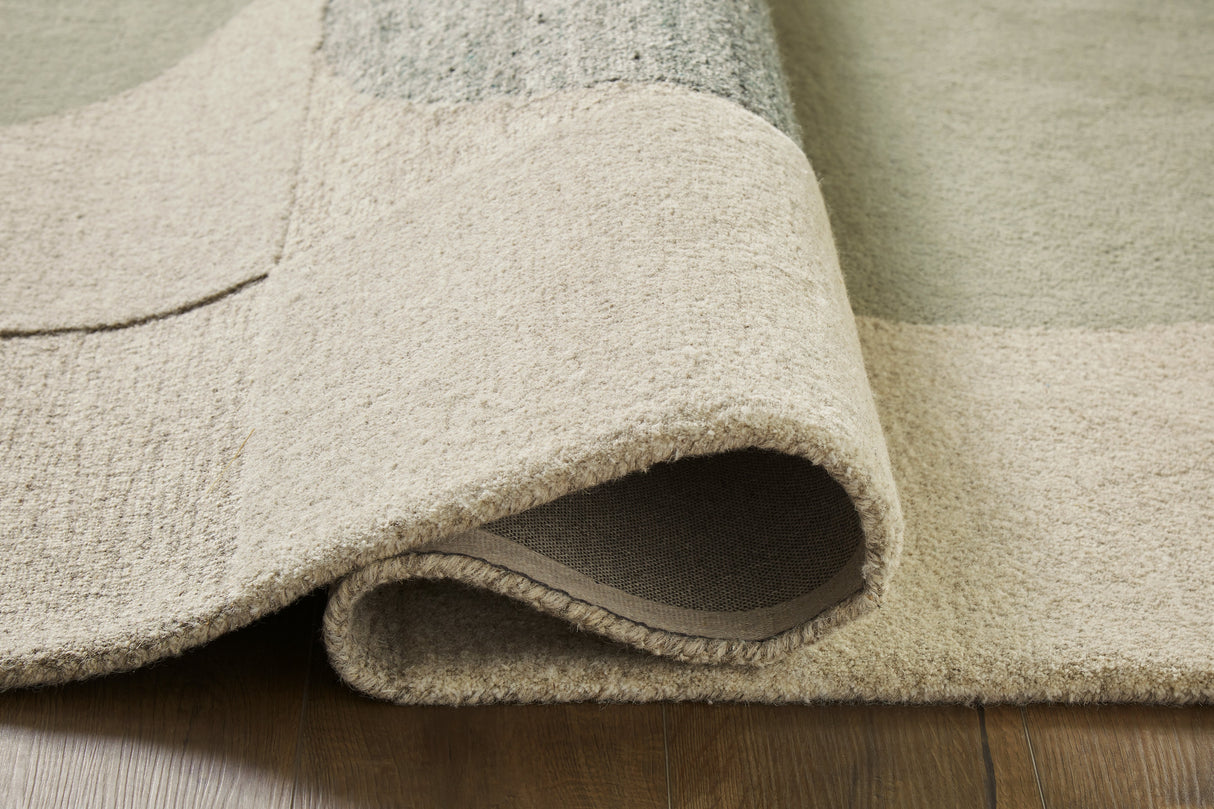 Dallane Linen/Blue/Green 8' x 10' Rug by ASHLEY FURNITURE at Eve Furniture