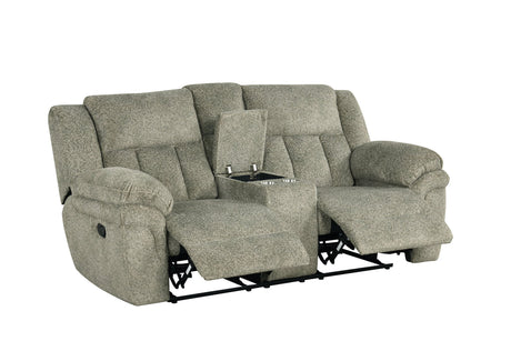 Dallas Sage 3-Piece Manual Reclining Set by Happy Homes at Eve Furniture