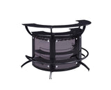 Dallas Smoke/Black Curved Bar Unit