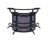 Dallas Smoke/Black Curved Bar Unit by Coaster at Eve Furniture
