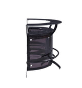 Dallas Smoke/Black Curved Bar Unit by Coaster at Eve Furniture
