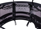 Dallas Smoke/Black Curved Bar Unit by Coaster at Eve Furniture
