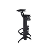 Dallas Smoked/Black 3-Bottle Wine Rack Bar Unit by Coaster at Eve Furniture