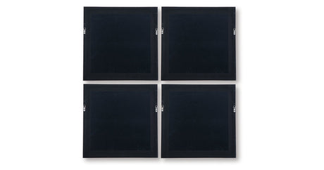 Dallbourne White/Gold Finish Wall Art (Set of 4) by Ashley at Eve Furniture