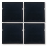 Dallbourne White/Gold Finish Wall Art (Set of 4) by Ashley at Eve Furniture