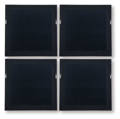 Dallbourne White/Gold Finish Wall Art (Set of 4) by Ashley at Eve Furniture