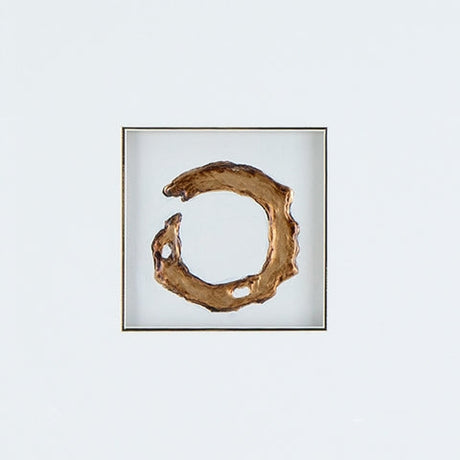 Dallbourne White/Gold Finish Wall Art (Set of 4) by Ashley at Eve Furniture